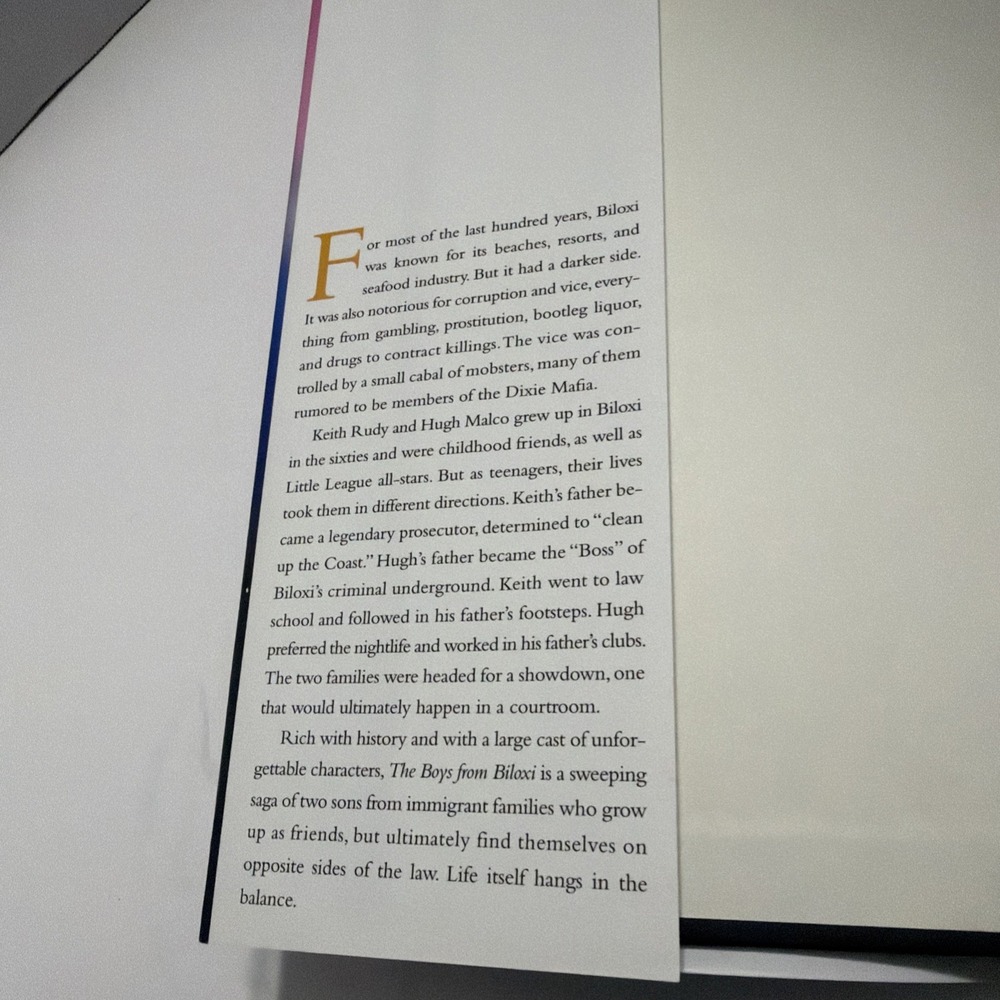 The Boys from Biloxi John Grisham Hardcover 1st Printing 2022 Legal Thriller - Picture 3 of 7
